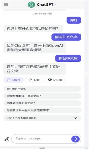ChatGPT4.0手机版截图1