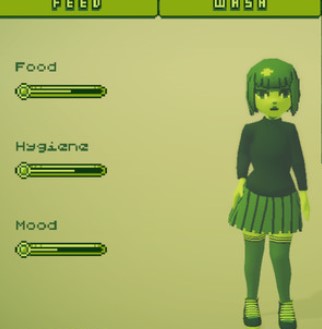 电子女孩会撩裙子版本