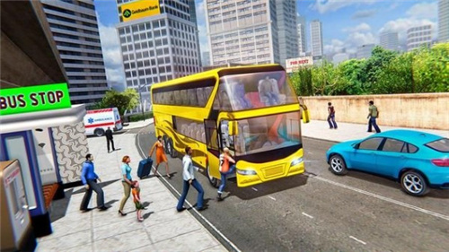城市司机巴士模拟器截图1