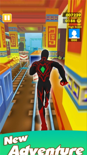 超级英雄奔跑地铁奔跑者截图2