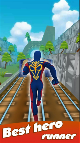 超级英雄奔跑地铁奔跑者截图3