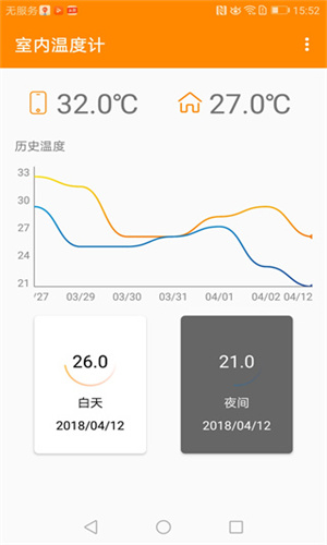 室内温度计截图2