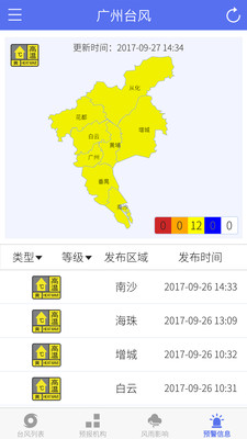 广州台风天气截图1